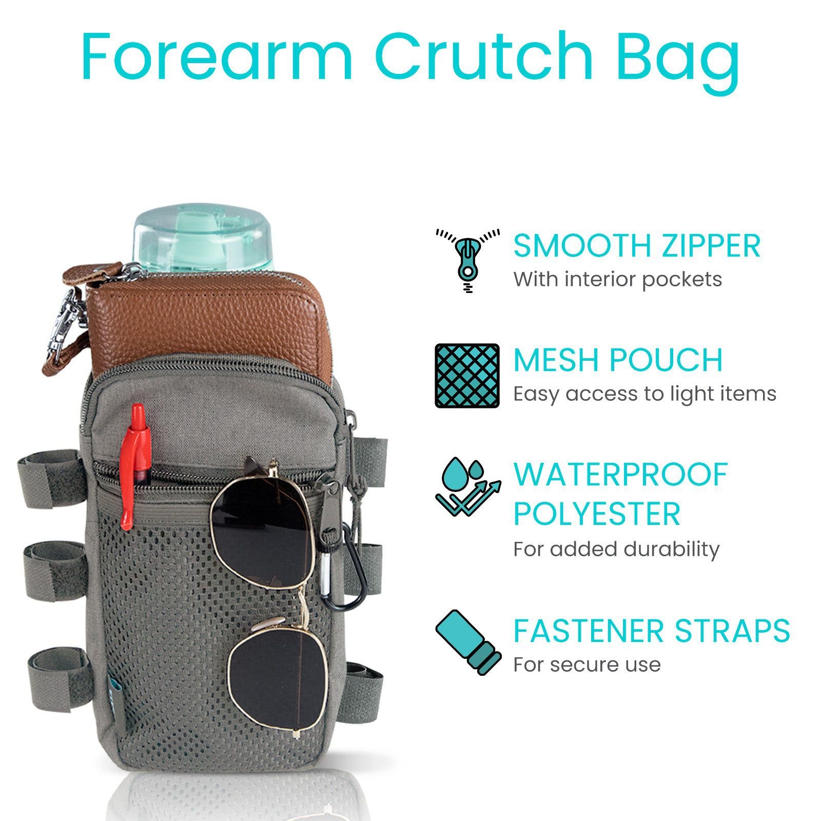 Multi-Purpose Accessory Bag For Canes