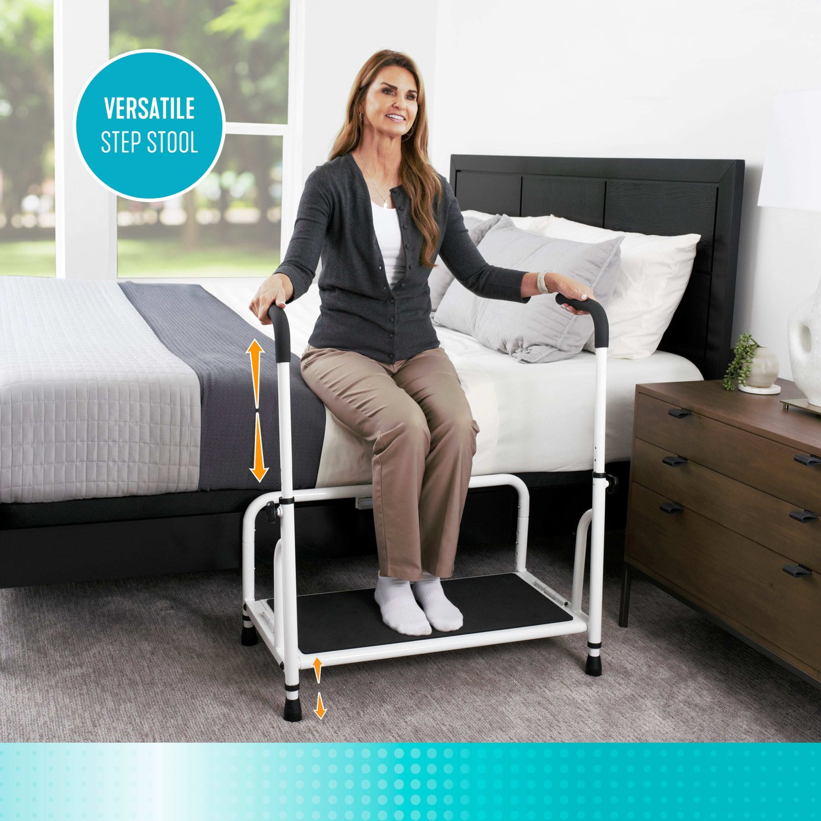 Stander Step - White Black