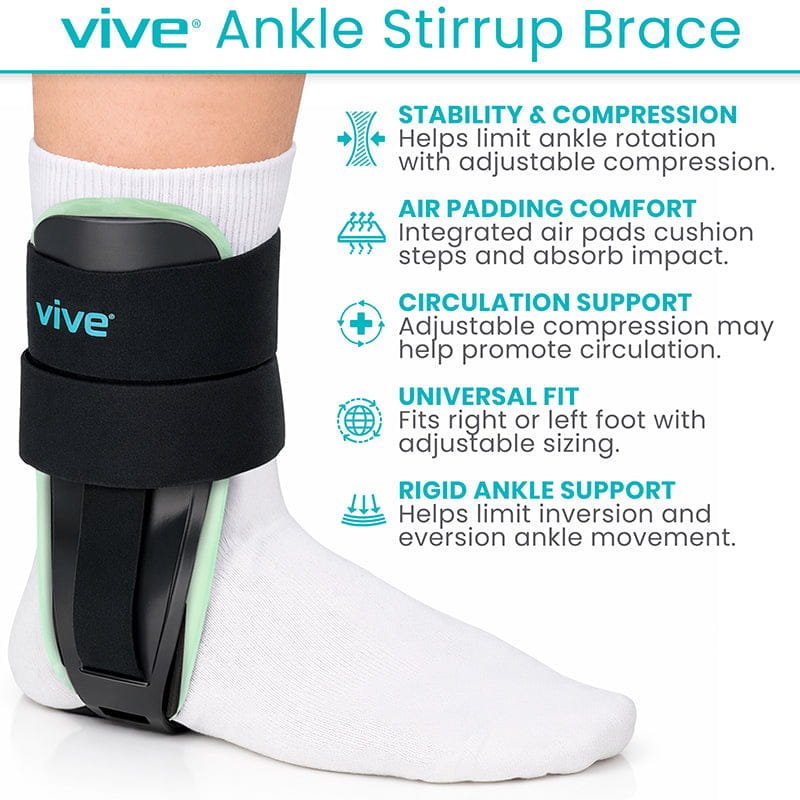 Air & Gel Ankle Stirrup 9 Inch