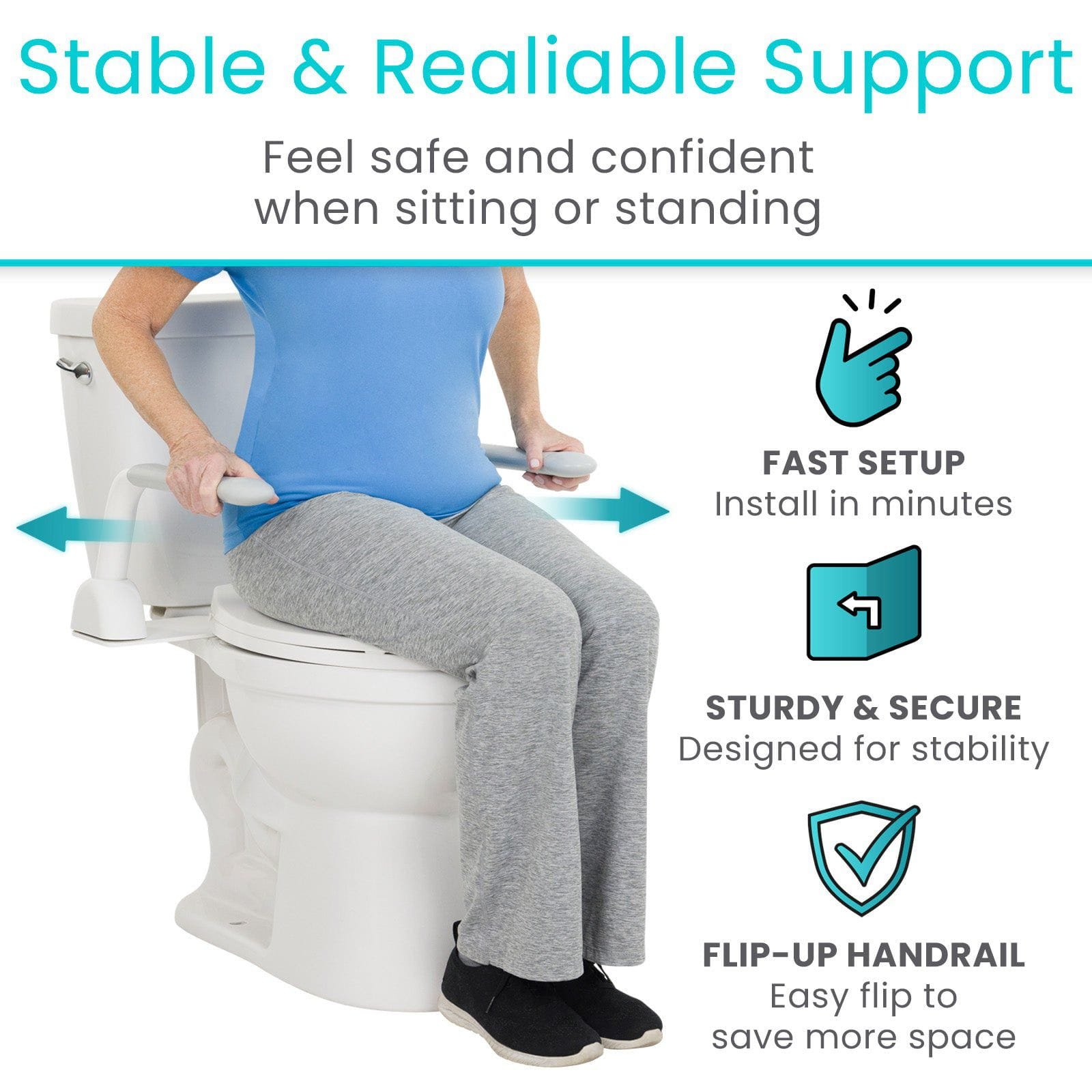 Rise-Up Toilet Rail