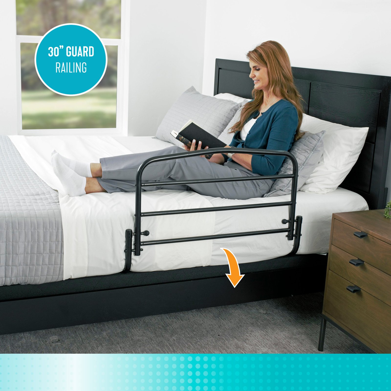 30" Safety Bed Rail