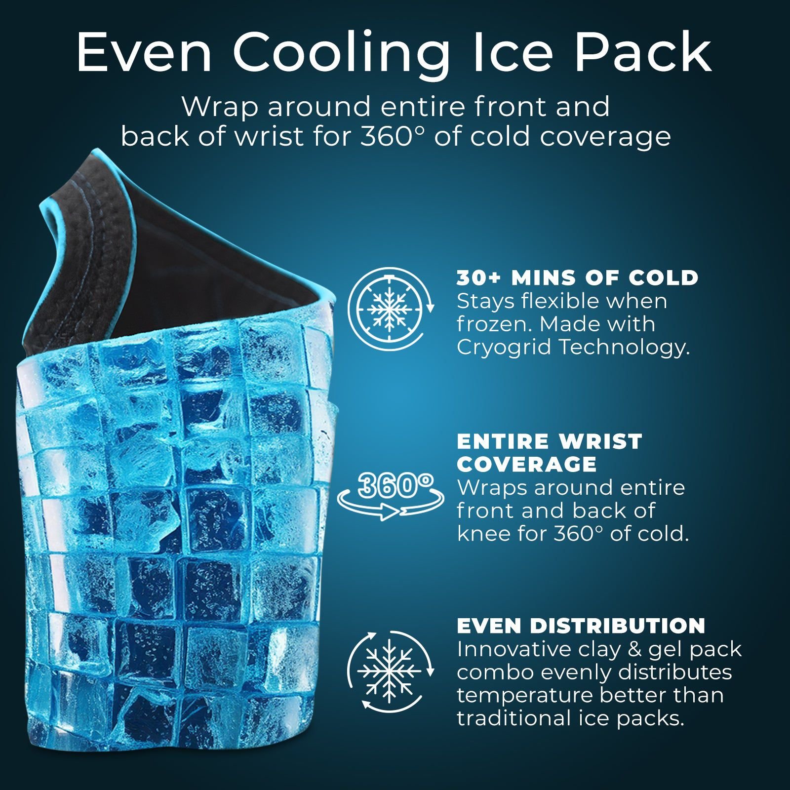 Cryogrid Wrist Ice Wrap