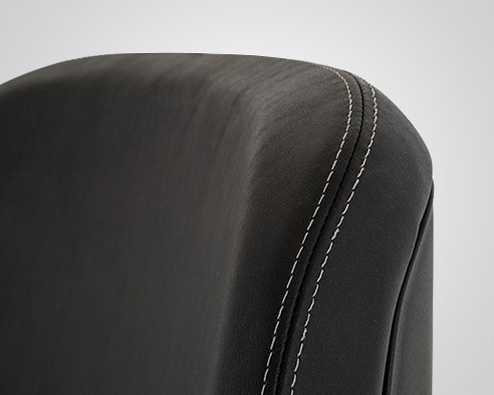 Pride Mobility Zero Turn 10 S710ZT deluxe black vinyl scooter seat with contrast stitching detail
